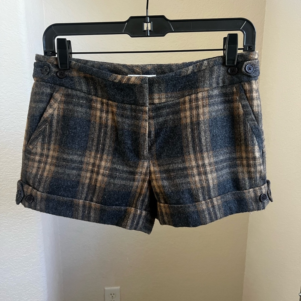 Fall Plaid Shorts - Size 4